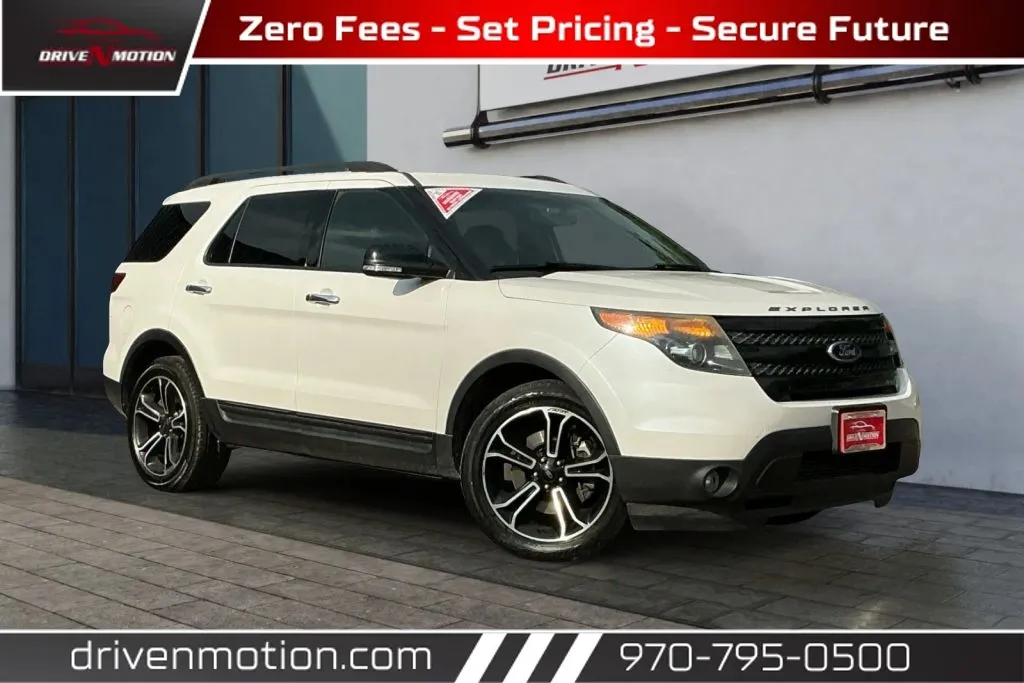 White 2014 Ford Explorer Sport SUV 4D for sale in Greeley, CO