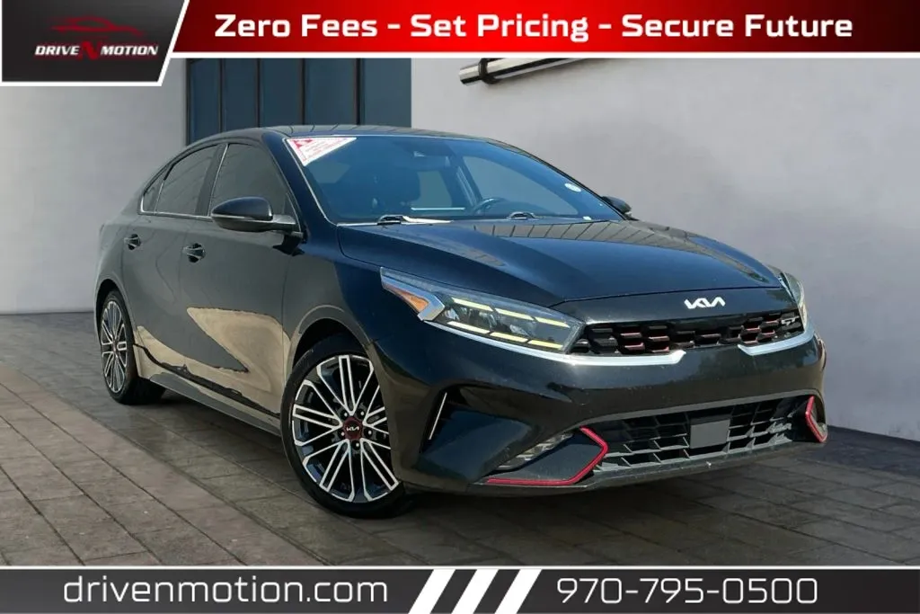 Black 2022 Kia Forte GT Sedan 4D for sale in Greeley, CO