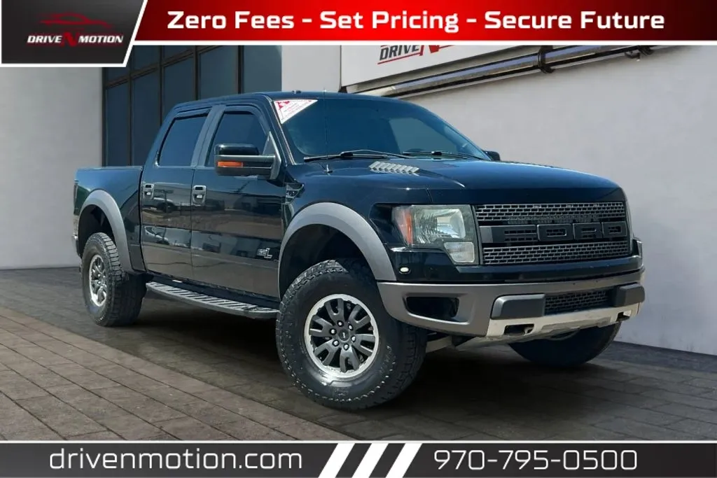 Black 2011 Ford F-150 SuperCrew Cab SVT Raptor Pickup 4D 5 1/2 ft for sale in Greeley, CO