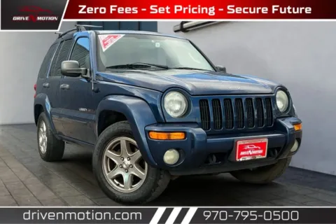 Blue 2003 Jeep Liberty Limited Edition Sport Utility 4D for sale in Greeley, CO