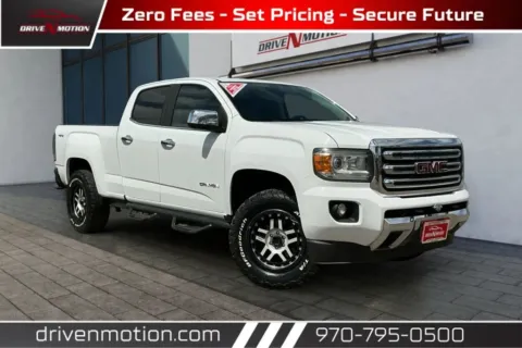 White 2019 GMC Canyon Crew Cab SLT Pickup 4D 6 ft for sale in Greeley, CO