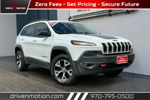 White 2015 Jeep Cherokee TrailHawk Sport Utility 4D for sale in Greeley, CO