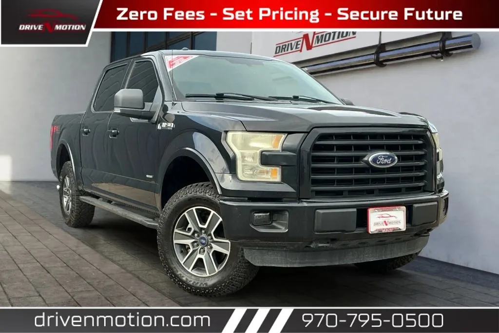 Black 2015 Ford F-150 SuperCrew Cab XLT Pickup 4D 5 1/2 ft for sale in Greeley, CO