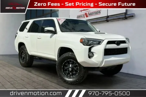 White 2019 Toyota 4Runner TRD Off-Road Premium Sport Utility 4D for sale in Greeley, CO