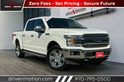 White 2018 Ford F-150 SuperCrew Cab Lariat Pickup 4D 5 1/2 ft for sale in Greeley, CO