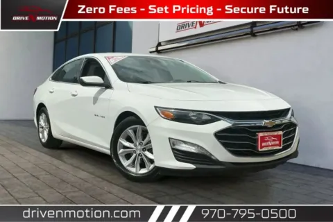 White 2022 Chevrolet Malibu LT Sedan 4D for sale in Greeley, CO