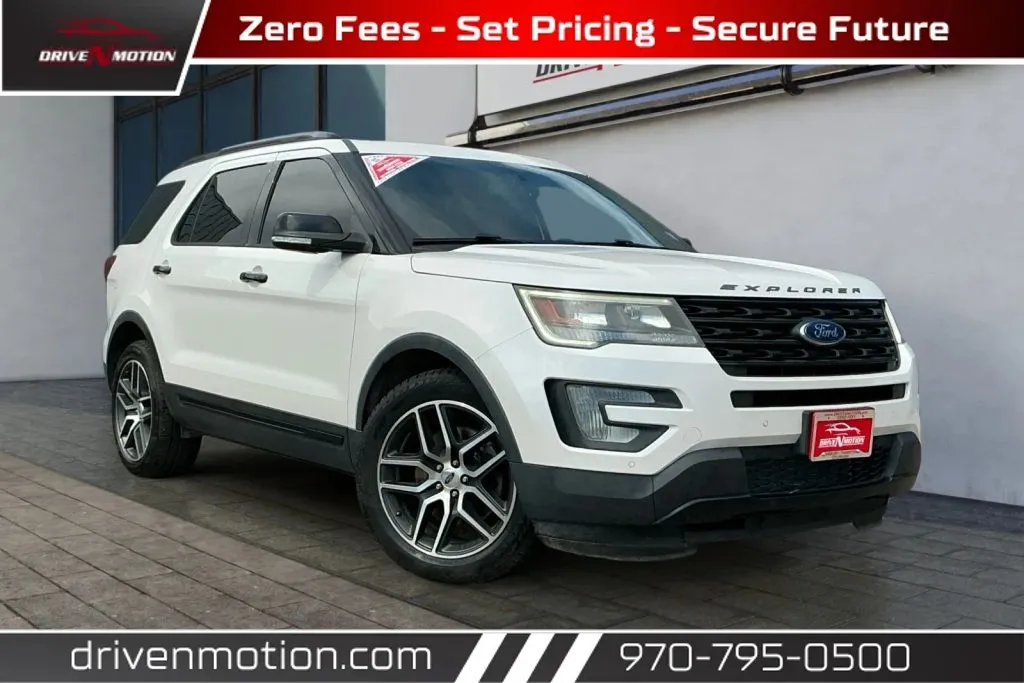 White 2017 Ford Explorer Sport SUV 4D for sale in Greeley, CO