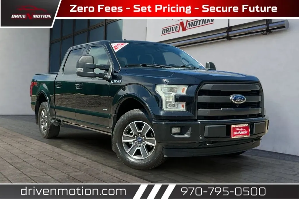 Black 2017 Ford F-150 SuperCrew Cab Lariat Pickup 4D 5 1/2 ft for sale in Greeley, CO