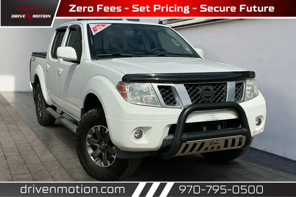 White 2015 Nissan Frontier Crew Cab PRO-4X Pickup 4D 5 ft for sale in Greeley, CO