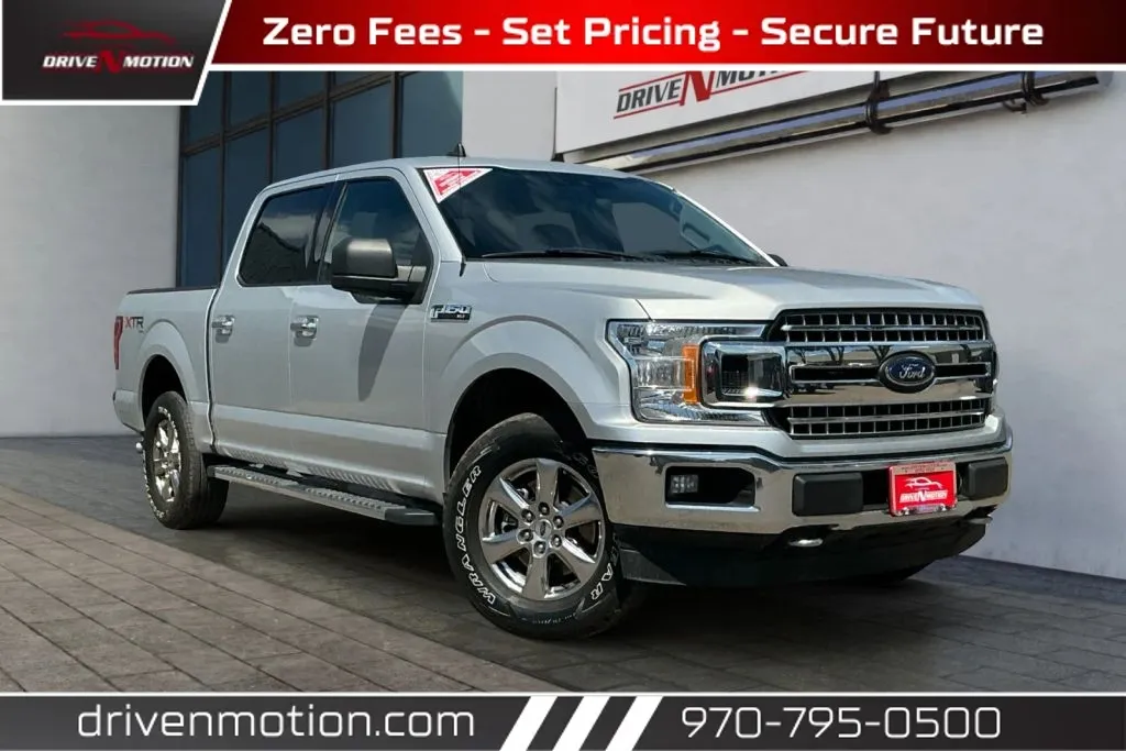 Silver 2019 Ford F-150 SuperCrew Cab XLT Pickup 4D 5 1/2 ft for sale in Greeley, CO