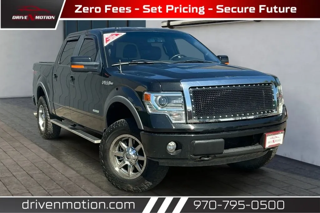 Black 2013 Ford F-150 SuperCrew Cab FX4 Pickup 4D 5 1/2 ft for sale in Greeley, CO