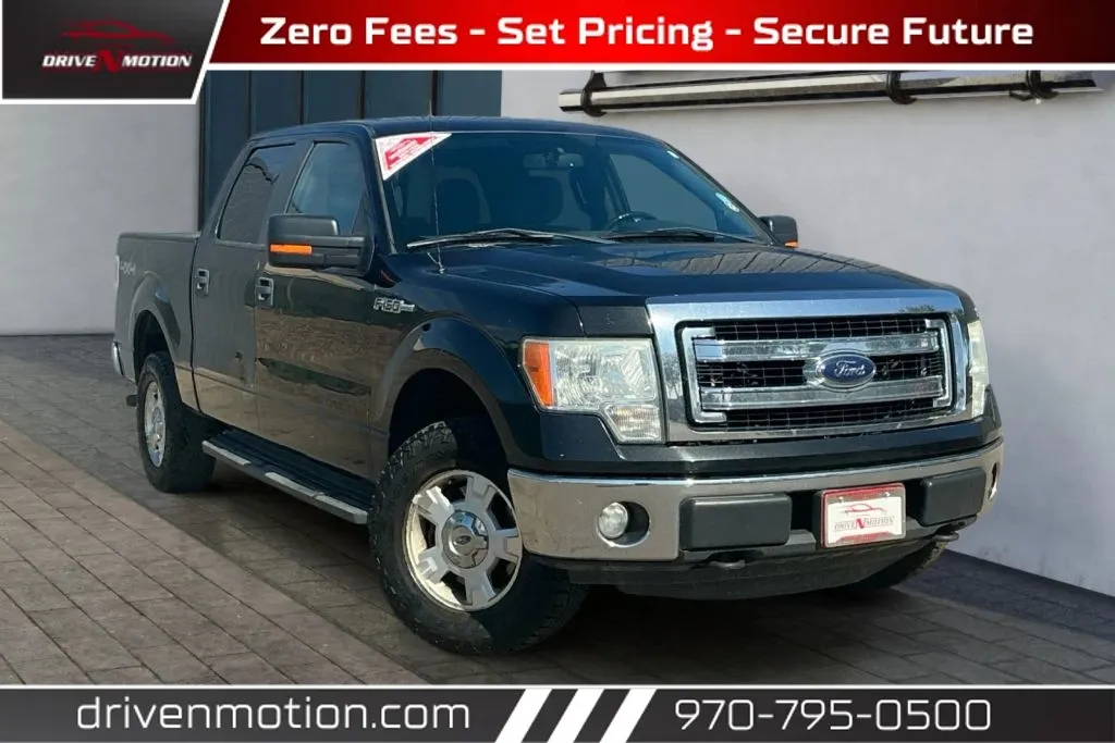 Black 2013 Ford F-150 SuperCrew Cab XLT Pickup 4D 5 1/2 ft for sale in Greeley, CO