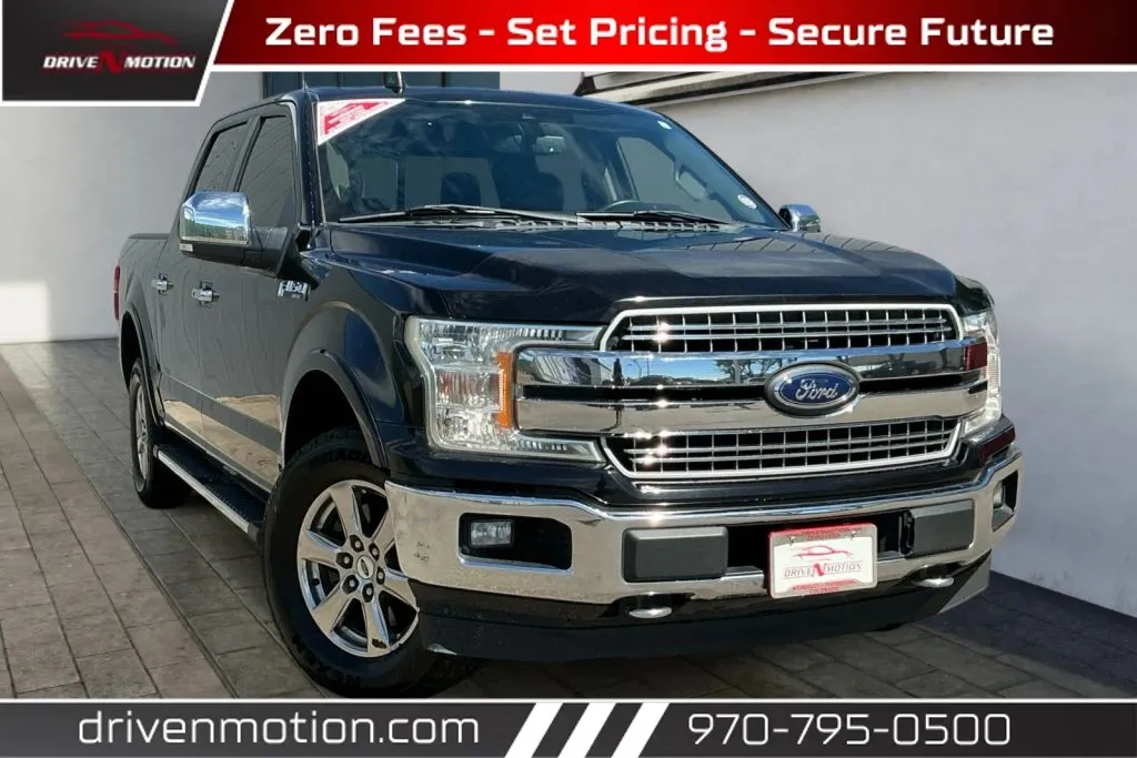 Black 2019 Ford F-150 SuperCrew Cab Lariat Pickup 4D 5 1/2 ft for sale in Greeley, CO