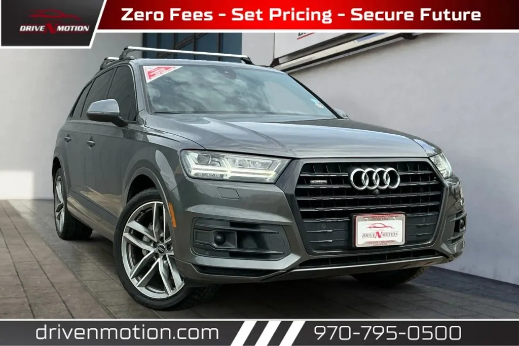 Gray 2018 Audi Q7 3.0T Prestige Sport Utility 4D for sale in Greeley, CO