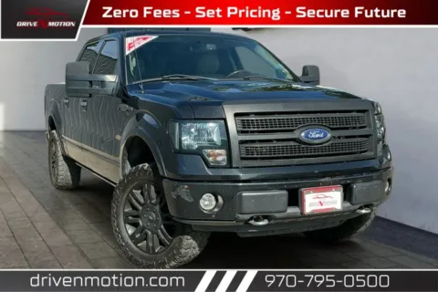 Black 2010 Ford F-150 SuperCrew Cab Platinum Pickup 4D 5 1/2 ft for sale in Greeley, CO