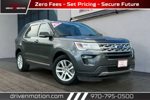Gray 2018 Ford Explorer XLT Sport Utility 4D for sale in Greeley, CO