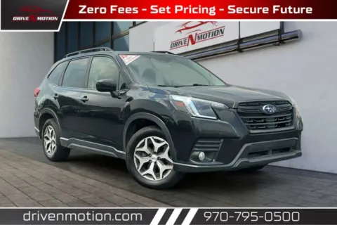 Black 2023 Subaru Forester Premium Sport Utility 4D for sale in Greeley, CO