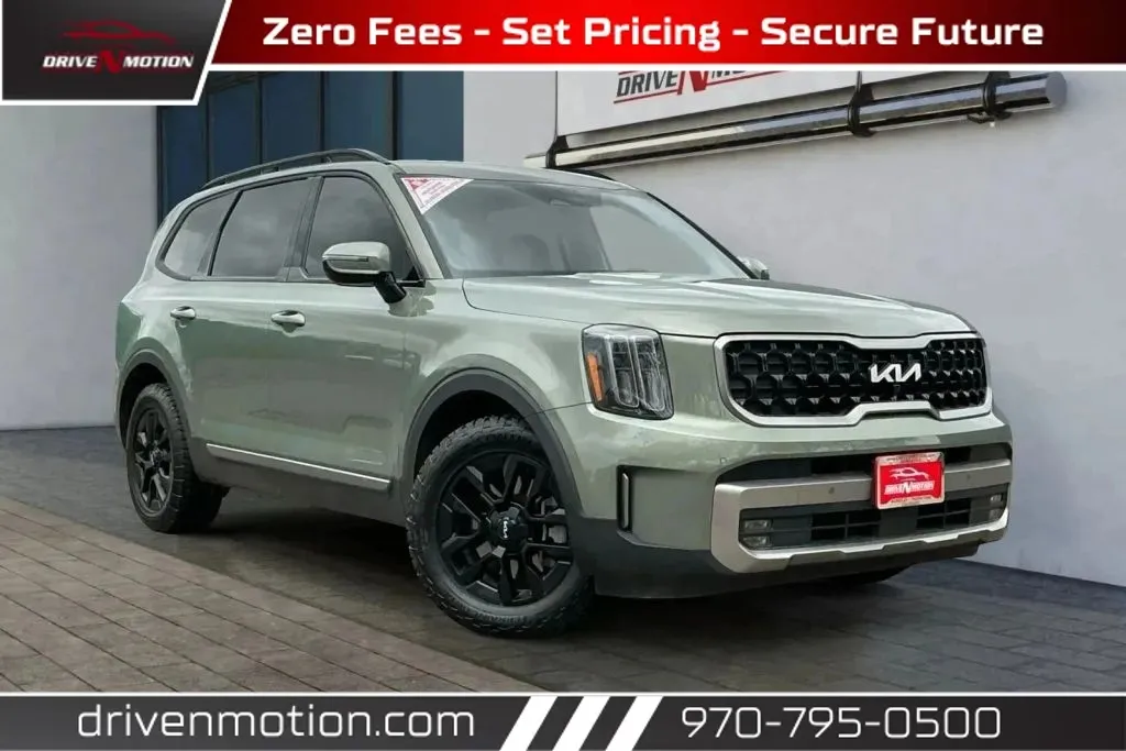Green 2023 Kia Telluride SX X-Pro Sport Utility 4D for sale in Greeley, CO