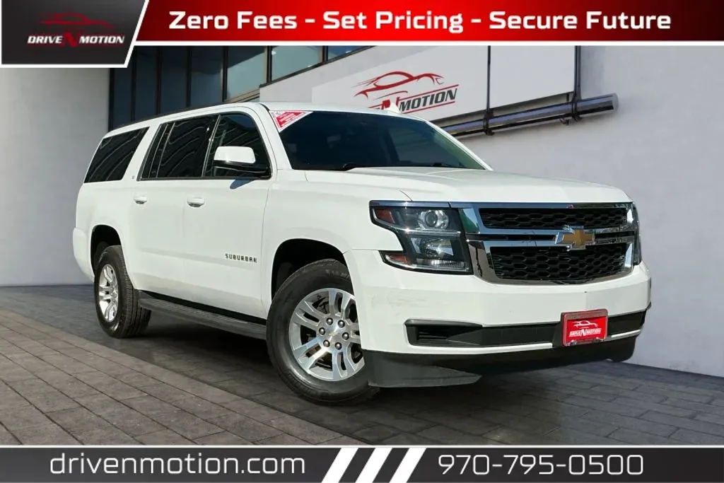White 2019 Chevrolet Suburban LT Sport Utility 4D for sale in Greeley, CO