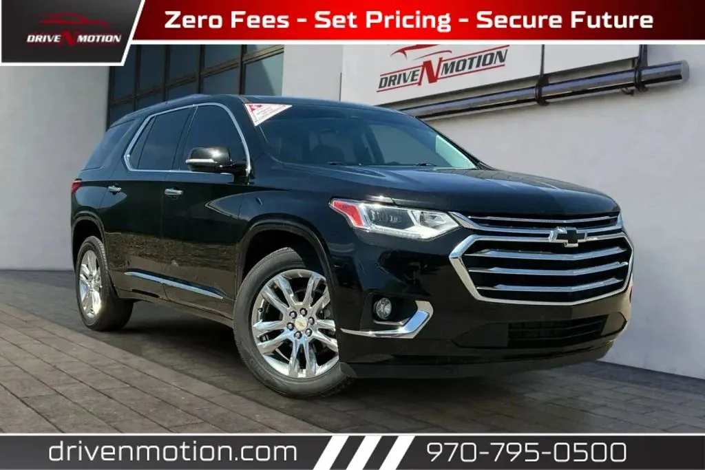 Black 2019 Chevrolet Traverse High Country Sport Utility 4D for sale in Greeley, CO