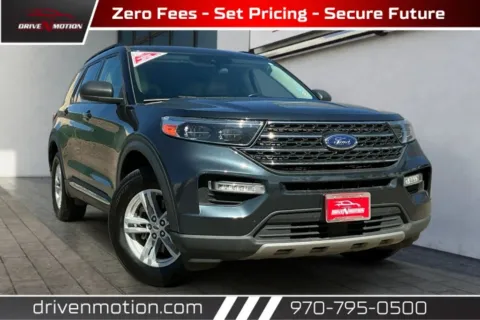 Blue 2023 Ford Explorer XLT Sport Utility 4D for sale in Greeley, CO