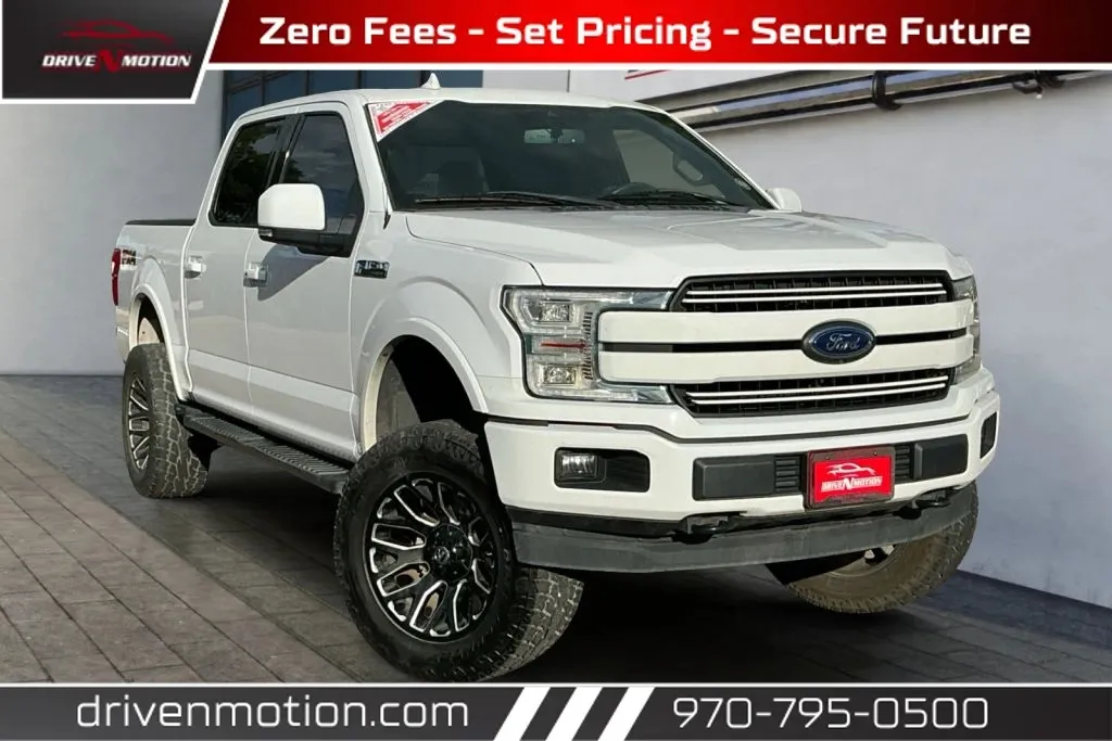 White 2018 Ford F-150 SuperCrew Cab Lariat Pickup 4D 5 1/2 ft for sale in Greeley, CO
