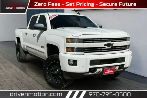 White 2016 Chevrolet Silverado 2500 HD Crew Cab LTZ Pickup 4D 6 1/2 ft for sale in Greeley, CO