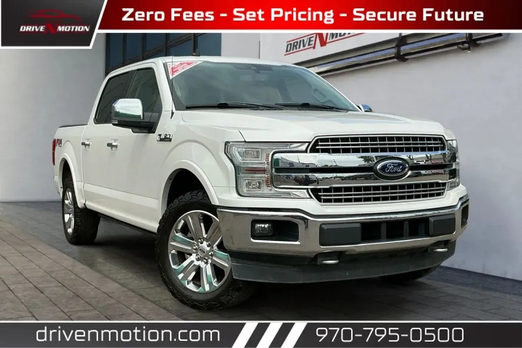 White 2019 Ford F-150 SuperCrew Cab Lariat Pickup 4D 5 1/2 ft for sale in Greeley, CO