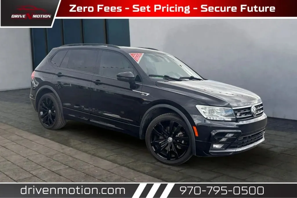 Black 2021 Volkswagen Tiguan SE R-Line Black Sport Utility 4D for sale in Greeley, CO