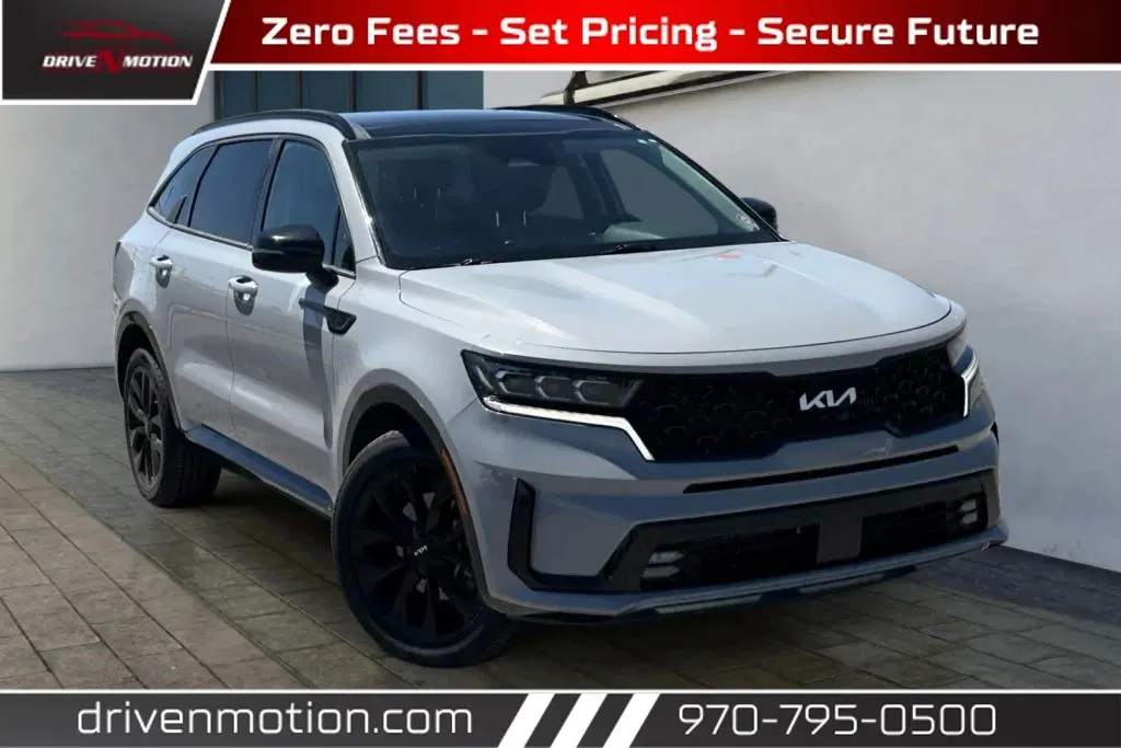 Gray 2022 Kia Sorento SX Sport Utility 4D for sale in Greeley, CO