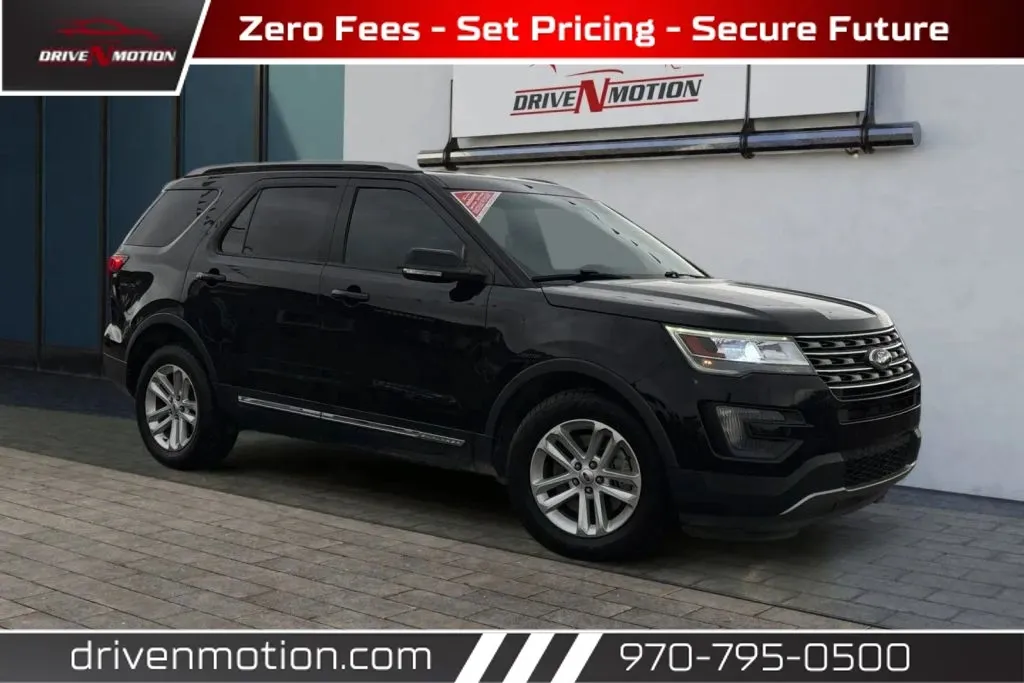 Black 2016 Ford Explorer XLT Sport Utility 4D for sale in Greeley, CO