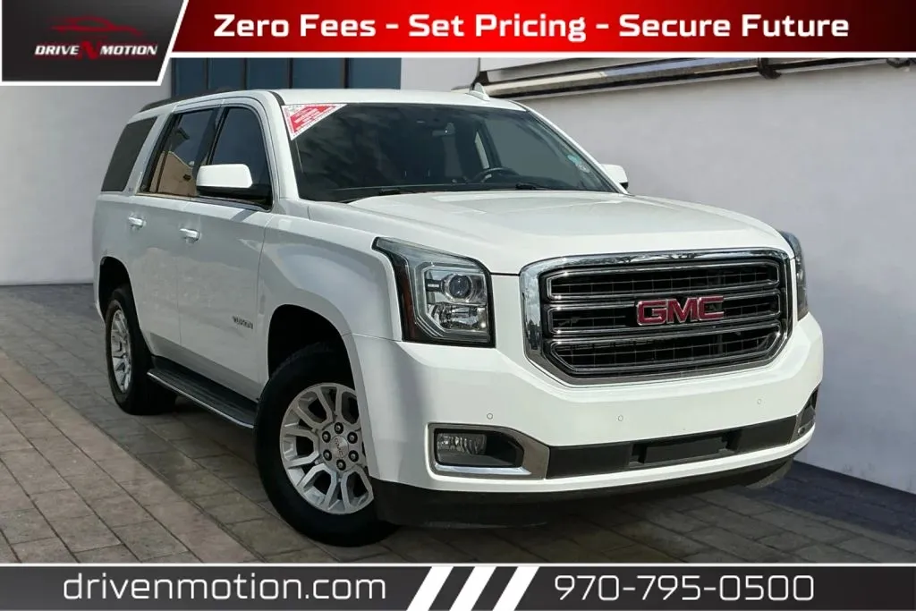 White 2015 GMC Yukon SLT Sport Utility 4D for sale in Greeley, CO