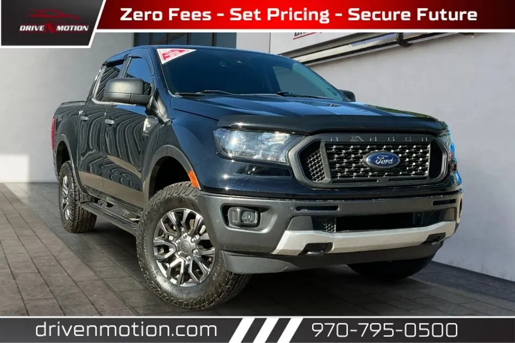 Black 2020 Ford Ranger SuperCrew XLT Pickup 4D 5 ft for sale in Greeley, CO