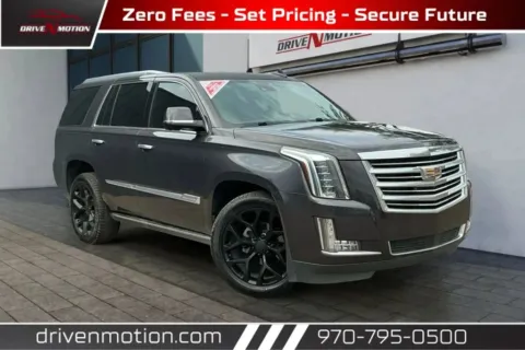 Gray 2015 Cadillac Escalade Platinum Sport Utility 4D for sale in Greeley, CO