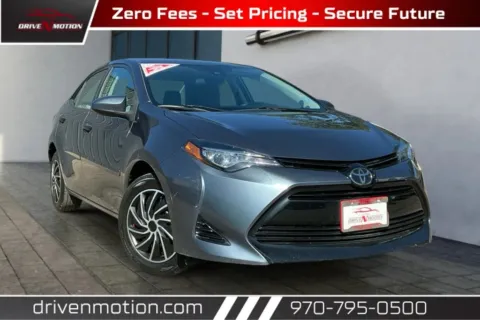Gray 2018 Toyota Corolla LE Sedan 4D for sale in Greeley, CO