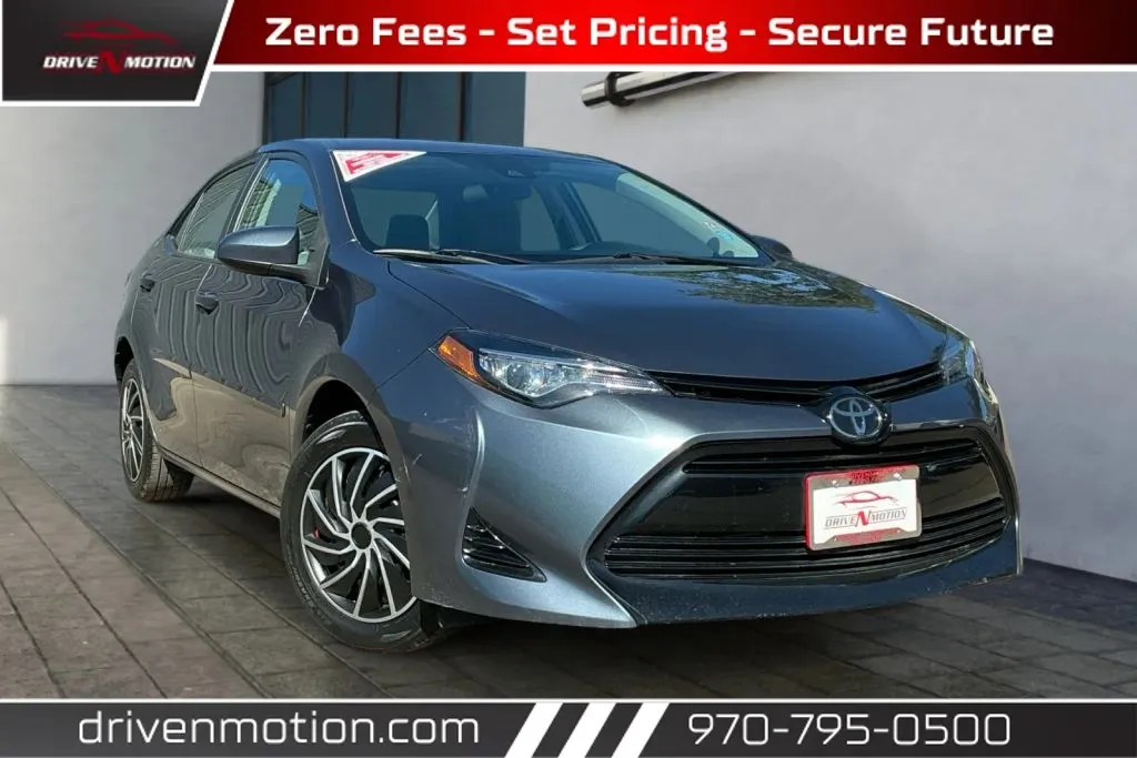 Gray 2018 Toyota Corolla LE Sedan 4D for sale in Greeley, CO