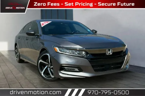 Silver 2018 Honda Accord Sport Sedan 4D for sale in Greeley, CO