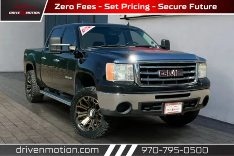 Black 2013 GMC Sierra 1500 Crew Cab SLE Pickup 4D 5 3/4 ft for sale in Greeley, CO