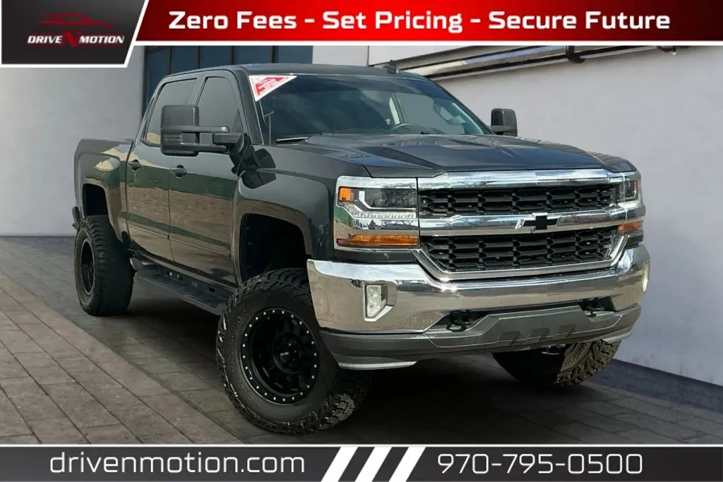 Gray 2018 Chevrolet Silverado 1500 Crew Cab LT Pickup 4D 5 3/4 ft for sale in Greeley, CO
