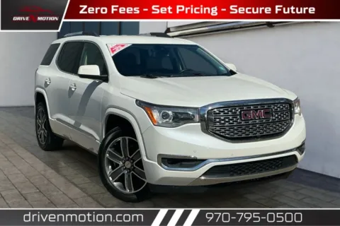White 2019 GMC Acadia Denali Sport Utility 4D for sale in Greeley, CO