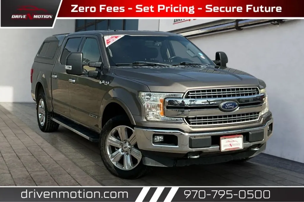 Gray 2018 Ford F-150 SuperCrew Cab Lariat Pickup 4D 5 1/2 ft for sale in Greeley, CO