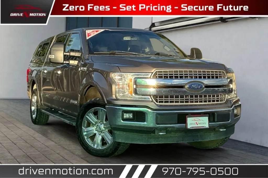 Gray 2018 Ford F-150 SuperCrew Cab Lariat Pickup 4D 5 1/2 ft for sale in Greeley, CO