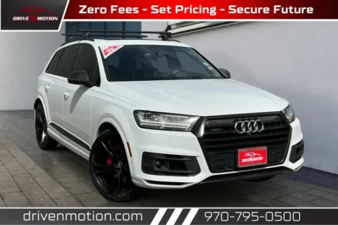 White 2019 Audi Q7 55 TFSI Prestige Sport Utility 4D for sale in Greeley, CO