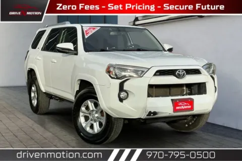 White 2018 Toyota 4Runner SR5 Premium Sport Utility 4D for sale in Greeley, CO