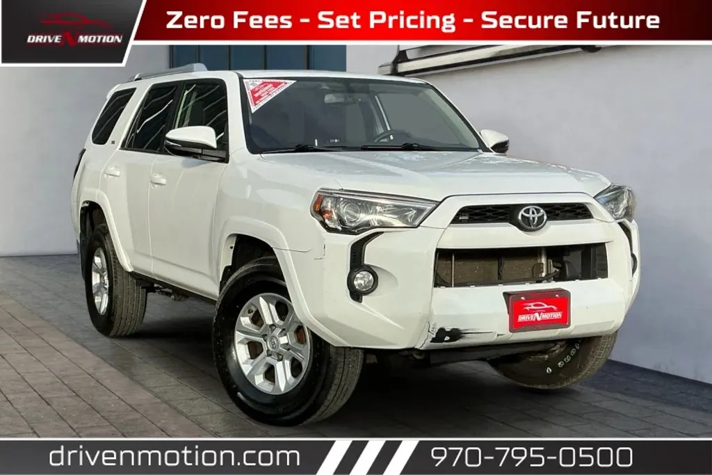 White 2018 Toyota 4Runner SR5 Premium Sport Utility 4D for sale in Greeley, CO