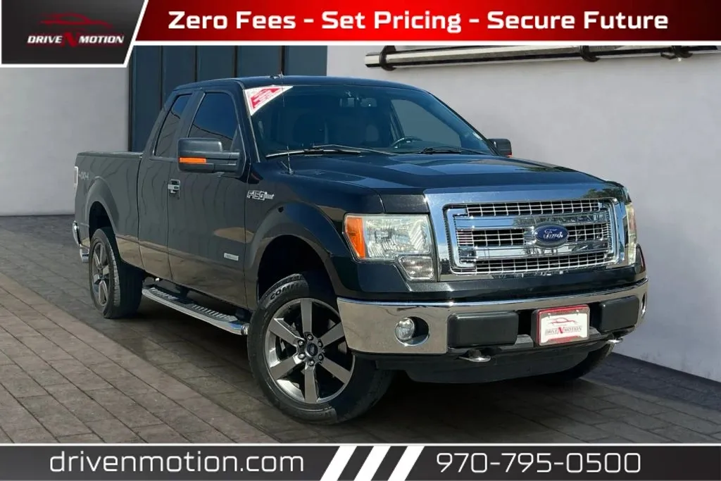 Black 2013 Ford F-150 Super Cab XLT Pickup 4D 6 1/2 ft for sale in Greeley, CO