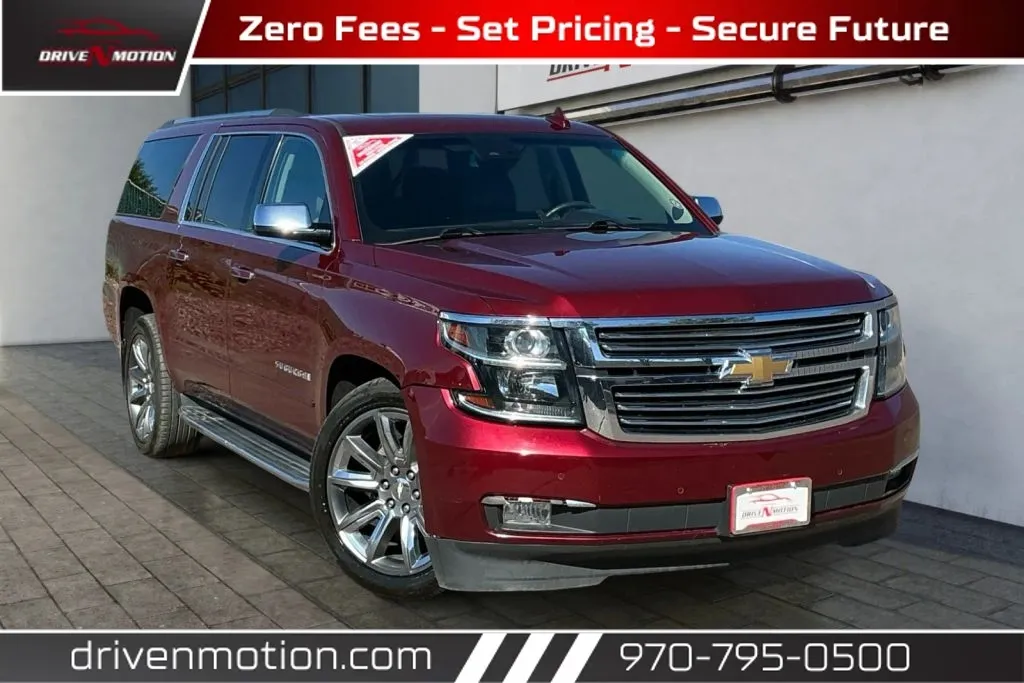 Red 2017 Chevrolet Suburban Premier Sport Utility 4D for sale in Greeley, CO