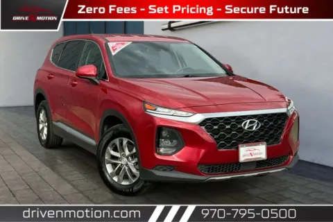 Red 2019 Hyundai Santa Fe 2.4 SE Sport Utility 4D for sale in Greeley, CO