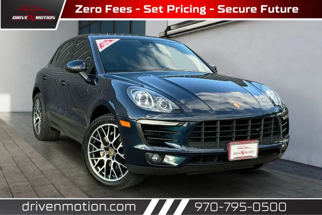 Blue 2018 Porsche Macan S Sport Utility 4D for sale in Greeley, CO