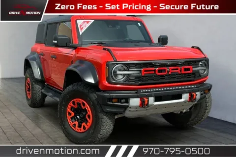 Orange 2023 Ford Bronco Raptor Sport Utility 4D for sale in Greeley, CO